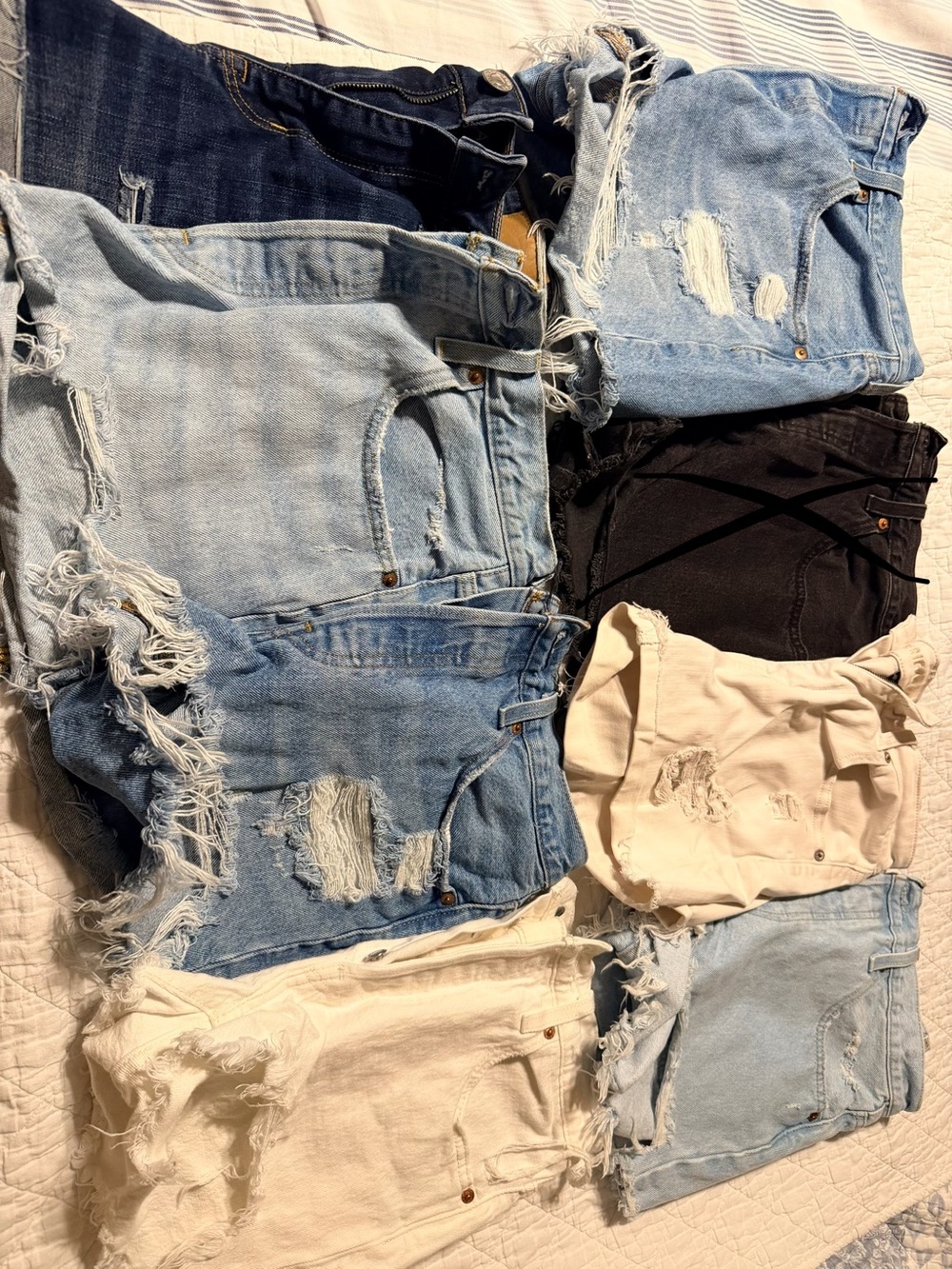Levi’s and American Eagle jean shorts various sizes